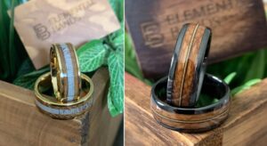 whiskey wood rings